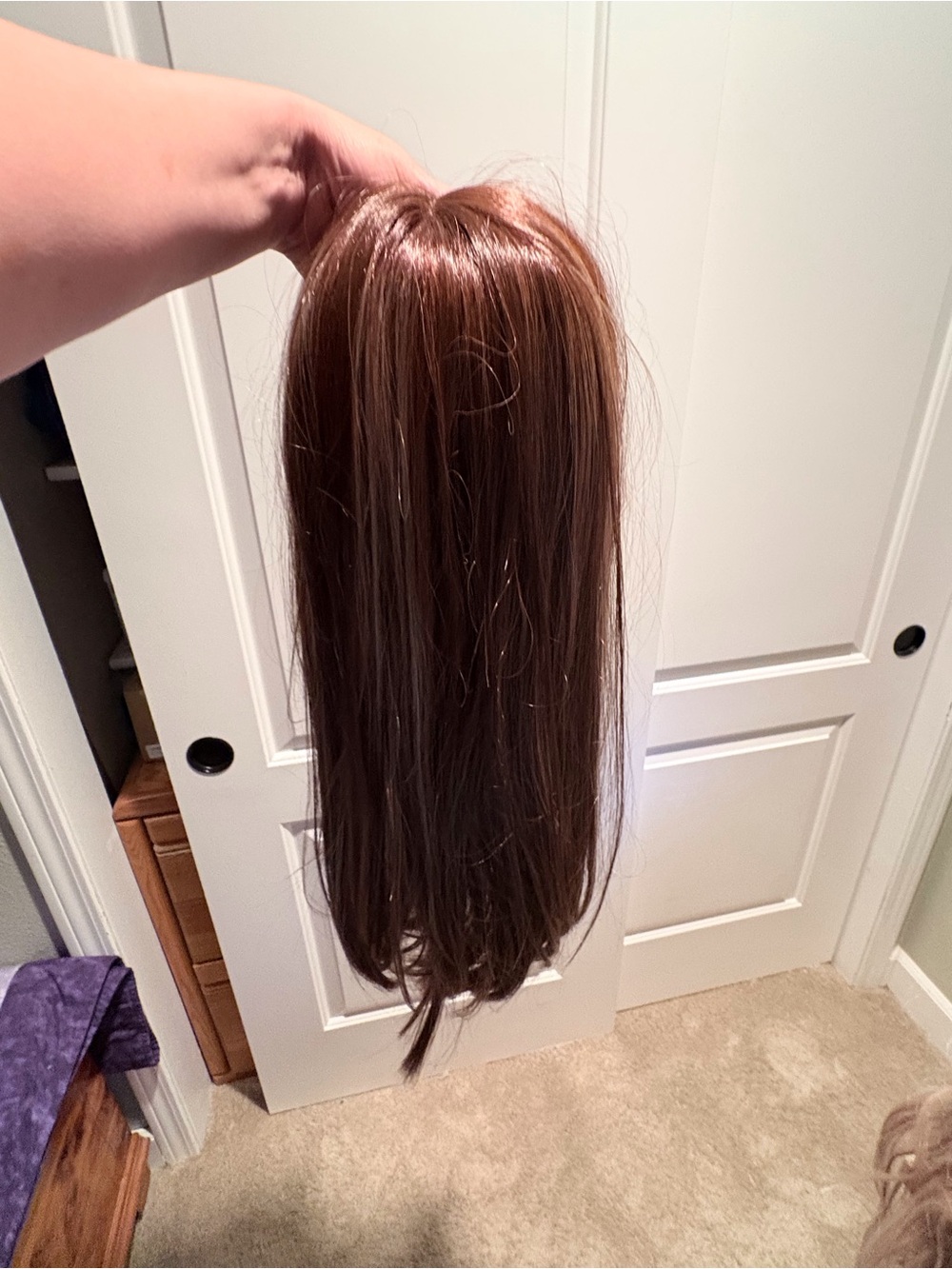 22” Women's Wig in Hazelnut Brown color blend. *Free Shipping* - Picture 7 of 15